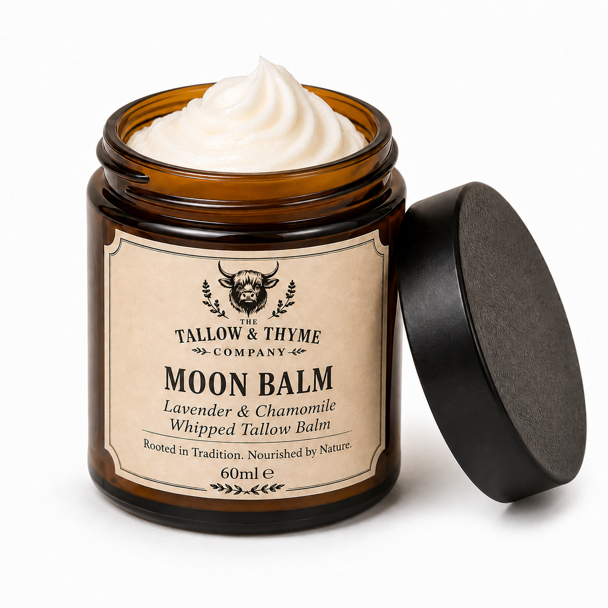 Moon Balm – Lavender & Chamomile Whipped Tallow Balm