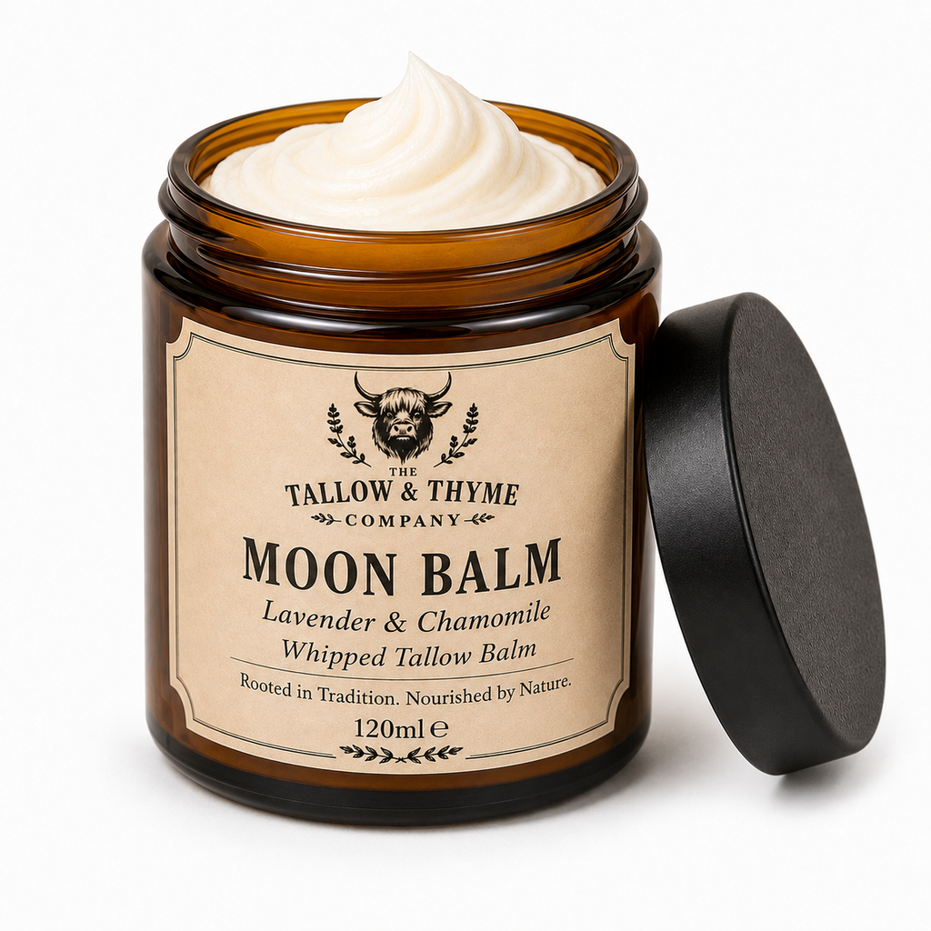 Moon Balm – Lavender & Chamomile Whipped Tallow Balm