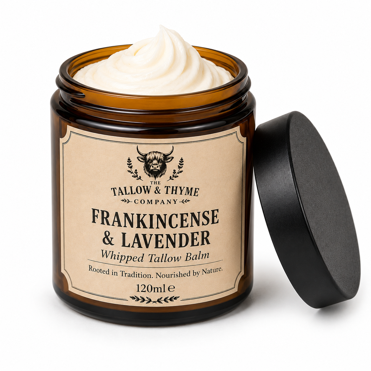 Frankincense & Lavender Whipped Tallow Balm