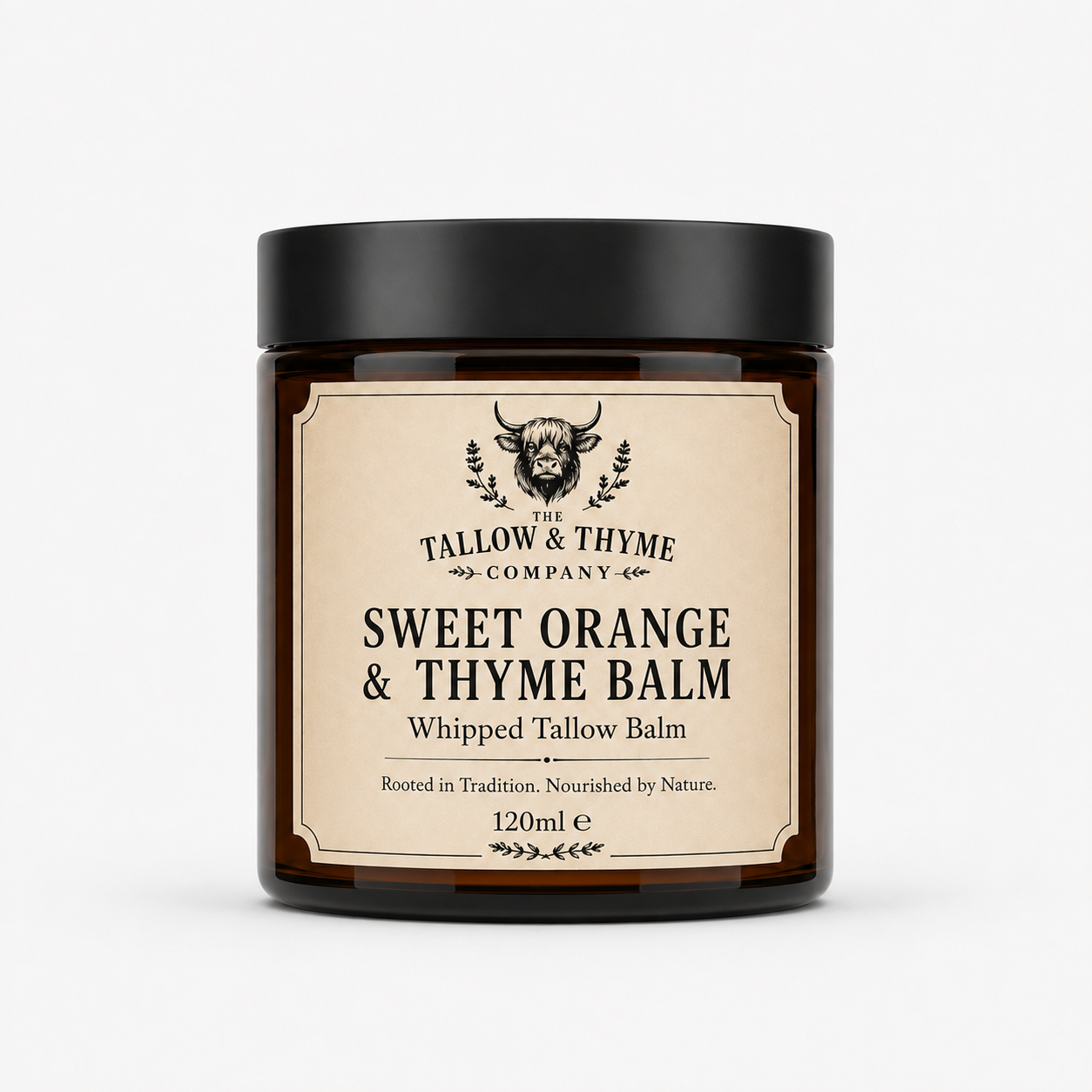 Sweet Orange & Thyme Whipped Tallow Balm