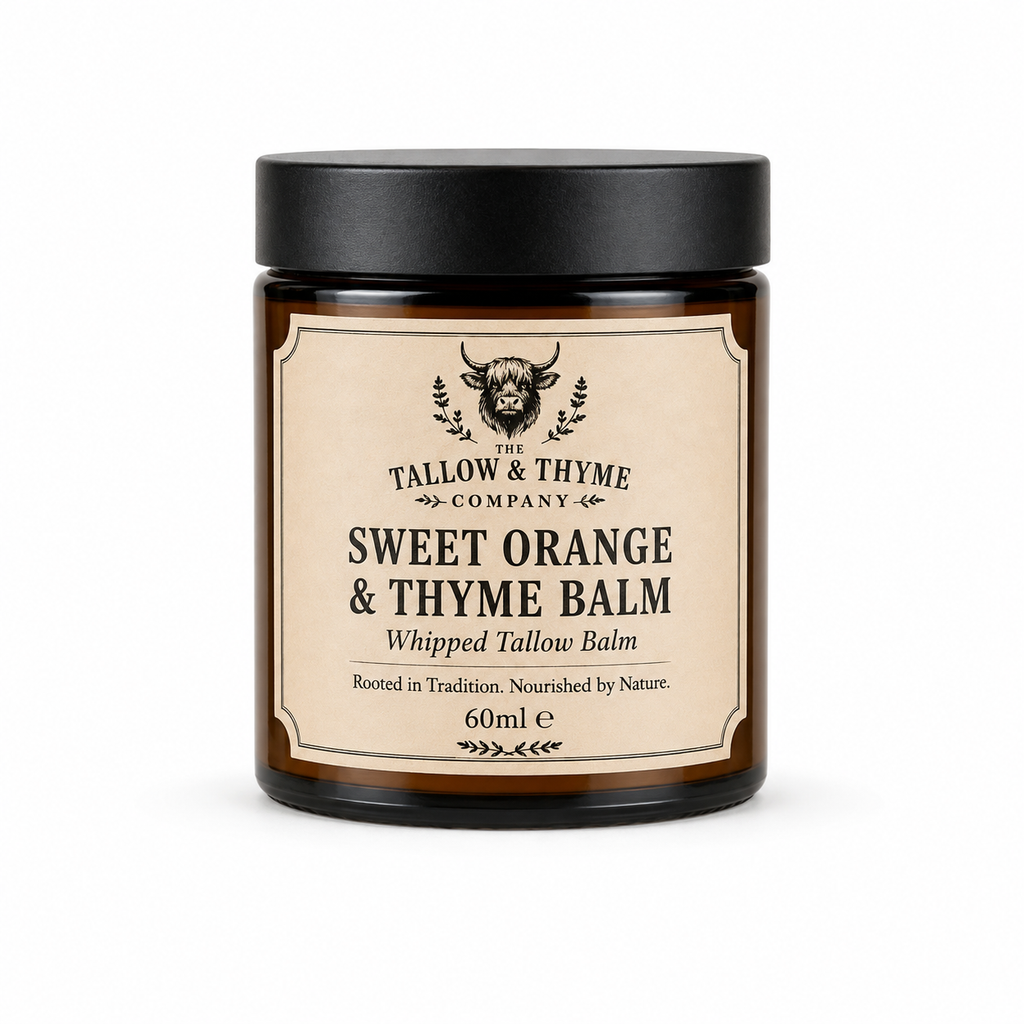 Sweet Orange & Thyme Whipped Tallow Balm