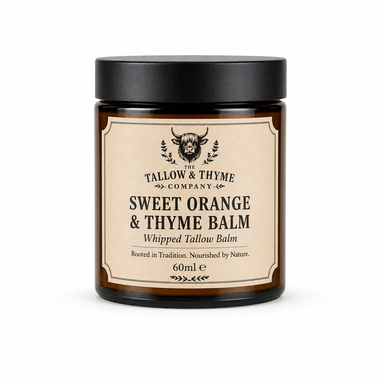 Sweet Orange & Thyme Whipped Tallow Balm
