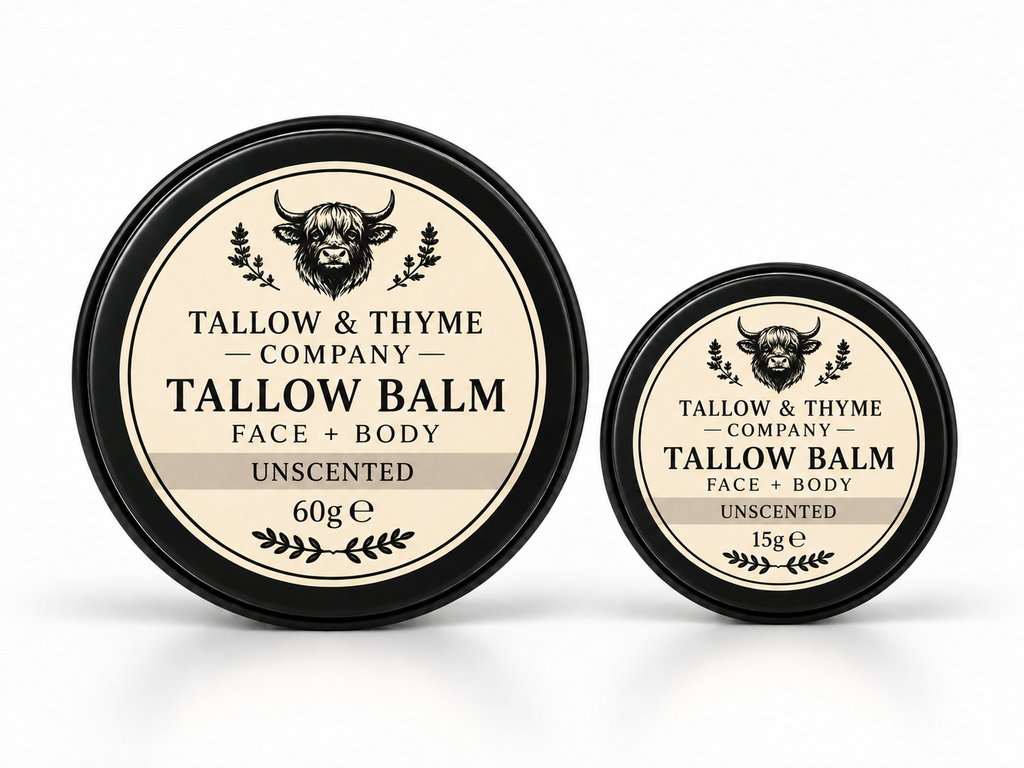 Unscented Tallow Balm by The Tallow & Thyme Company