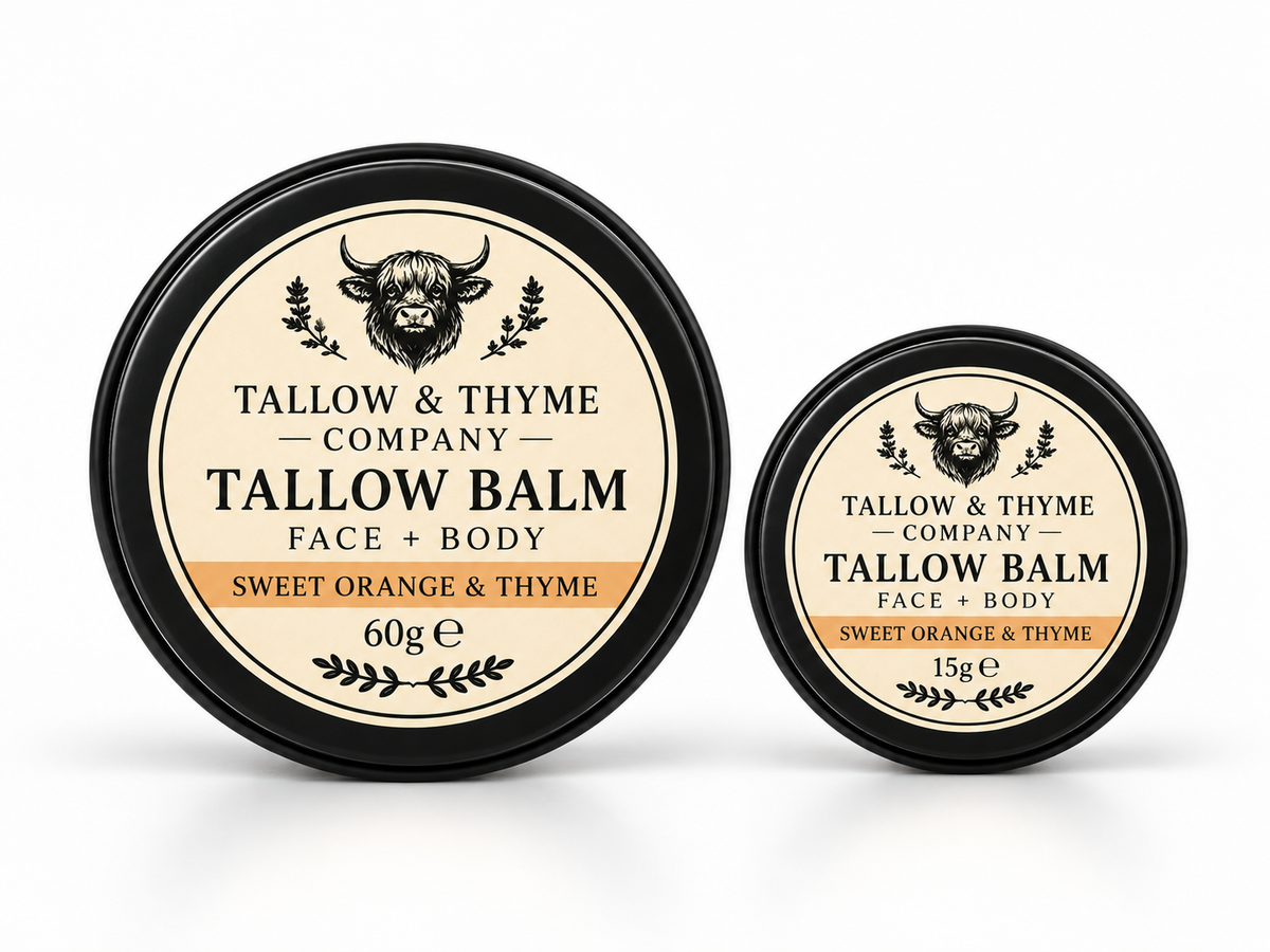 Sweet Orange & Thyme Tallow Balm by The Tallow & Thyme Company