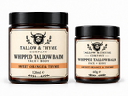 Sweet Orange & Thyme Whipped Tallow Balm by The Tallow & Thyme Company