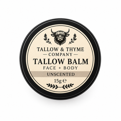 Unscented Tallow Balm by The Tallow & Thyme Company