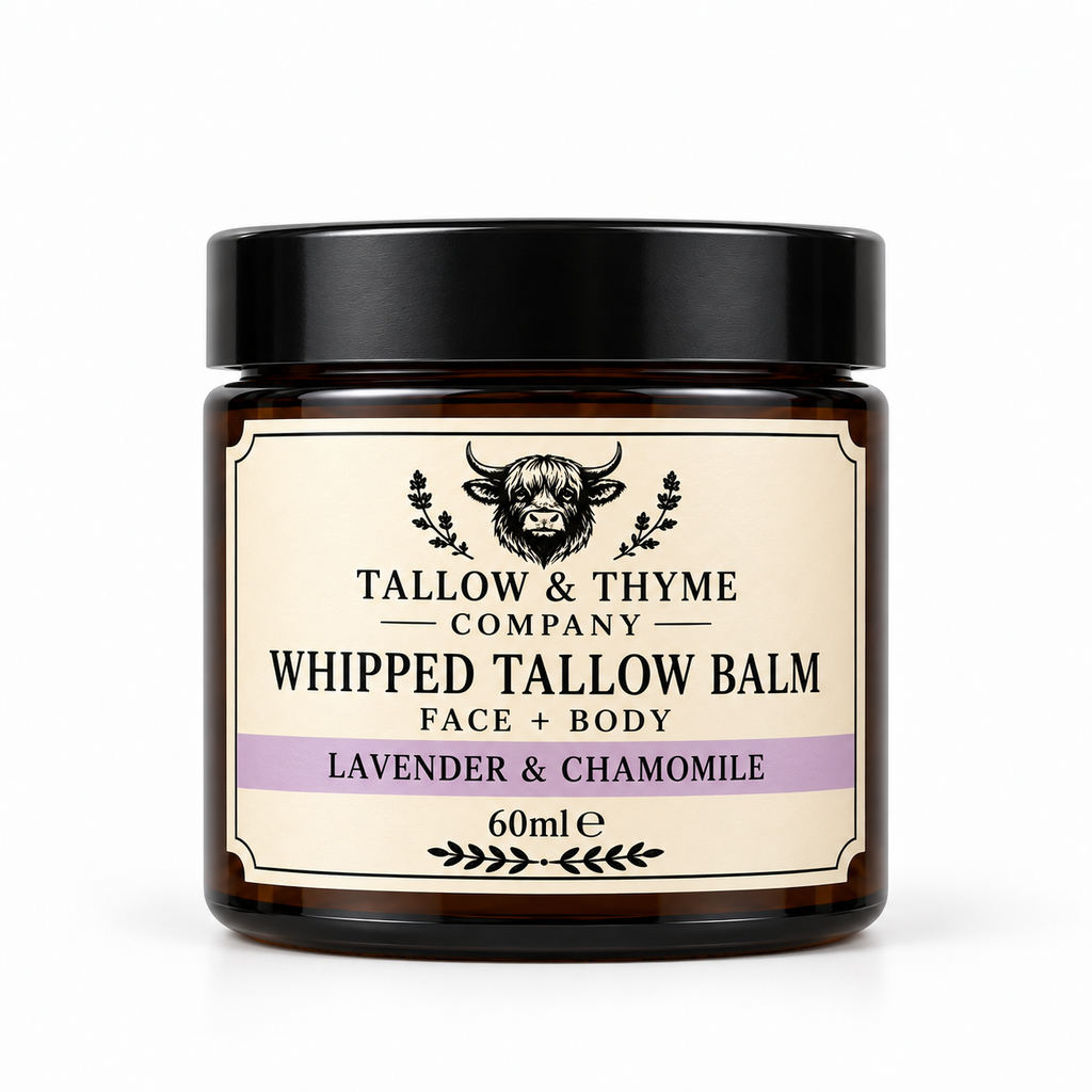 Lavender & Chamomile Whipped Tallow Balm by The Tallow & Thyme Company
