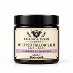 Lavender & Chamomile Whipped Tallow Balm by The Tallow & Thyme Company