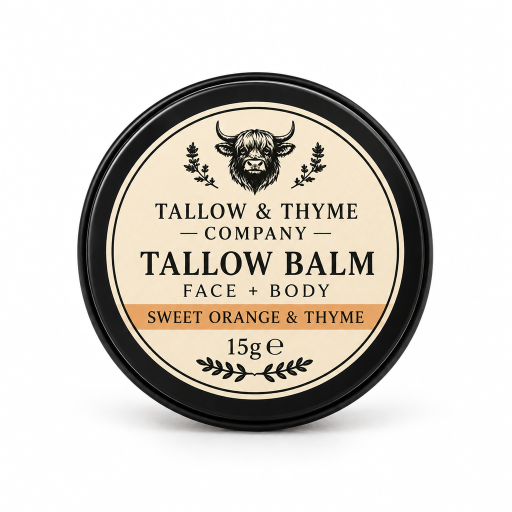 Sweet Orange & Thyme Tallow Balm by The Tallow & Thyme Company