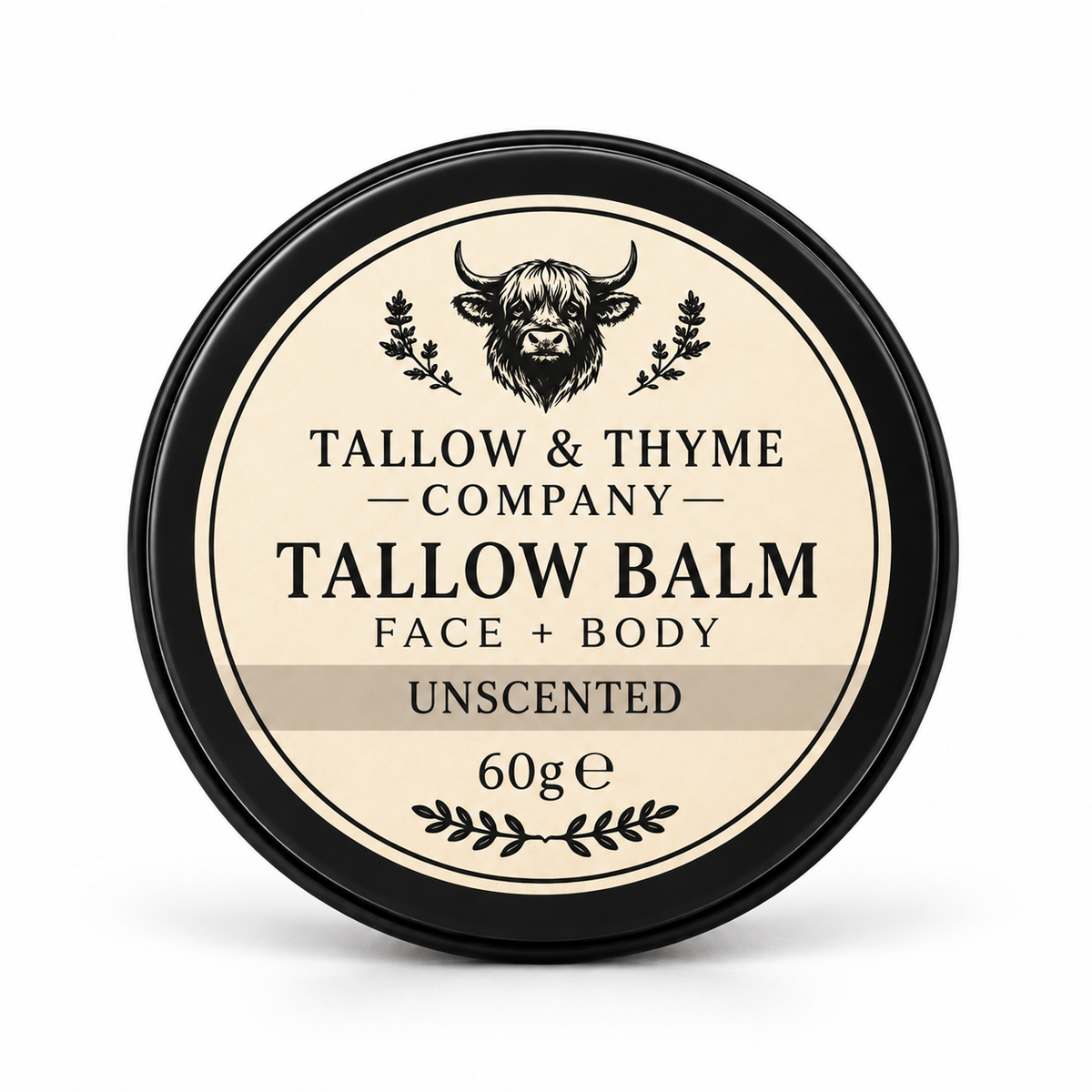 Unscented Tallow Balm by The Tallow & Thyme Company