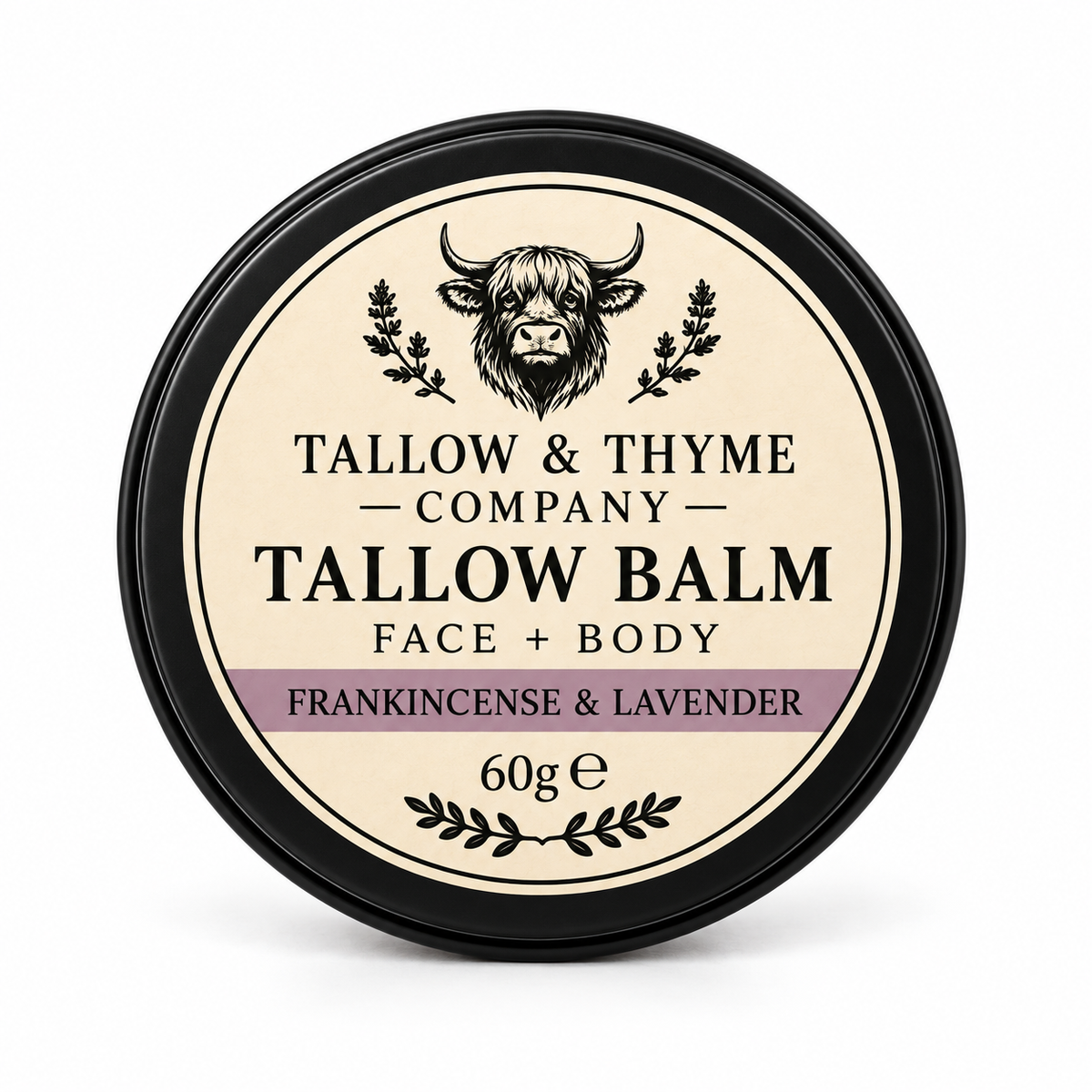 Frankincense & Lavender Tallow Balm by The Tallow & Thyme Company