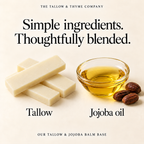 Our tallow and jojoba oil balm base — The Tallow & Thyme Company